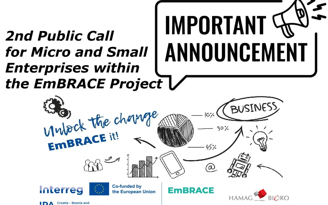 2nd Public Call for Micro and Small Enterprises is published under the EmBRACE Project